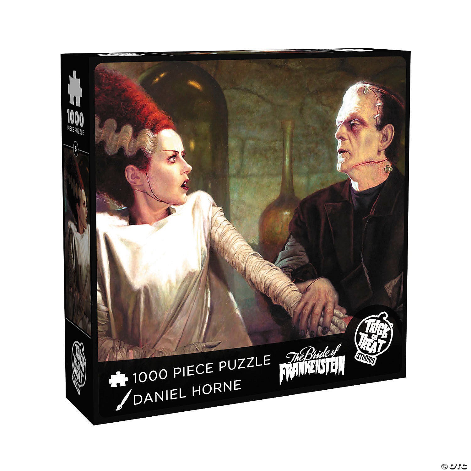 20 x 27 the bride of frankenstein& 8482 frankenstein with bride 1000 piece jigsaw puzzle~matpquxp01-a01