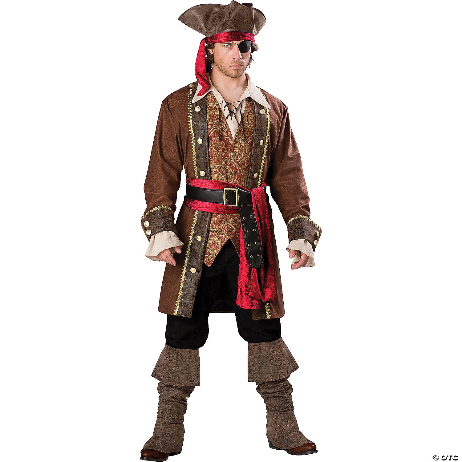 men s elite captain skullduggery costume~ic1086xl