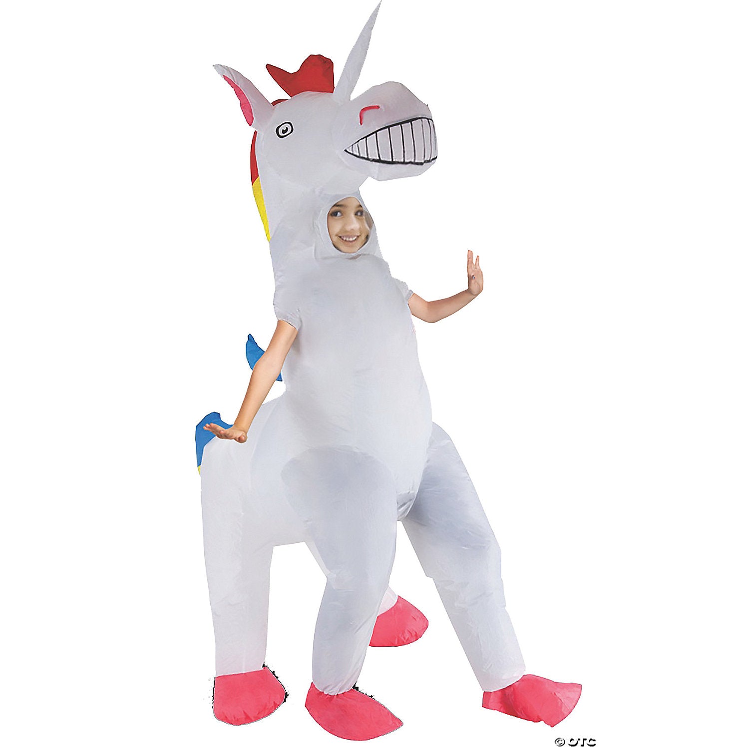 unicorn inflat 4 legged child~sh21188-a01