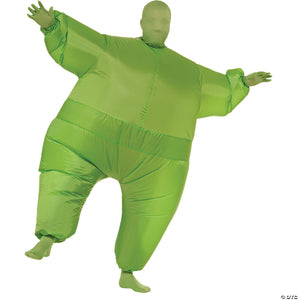 men s green inflatable skin suit~ru887109