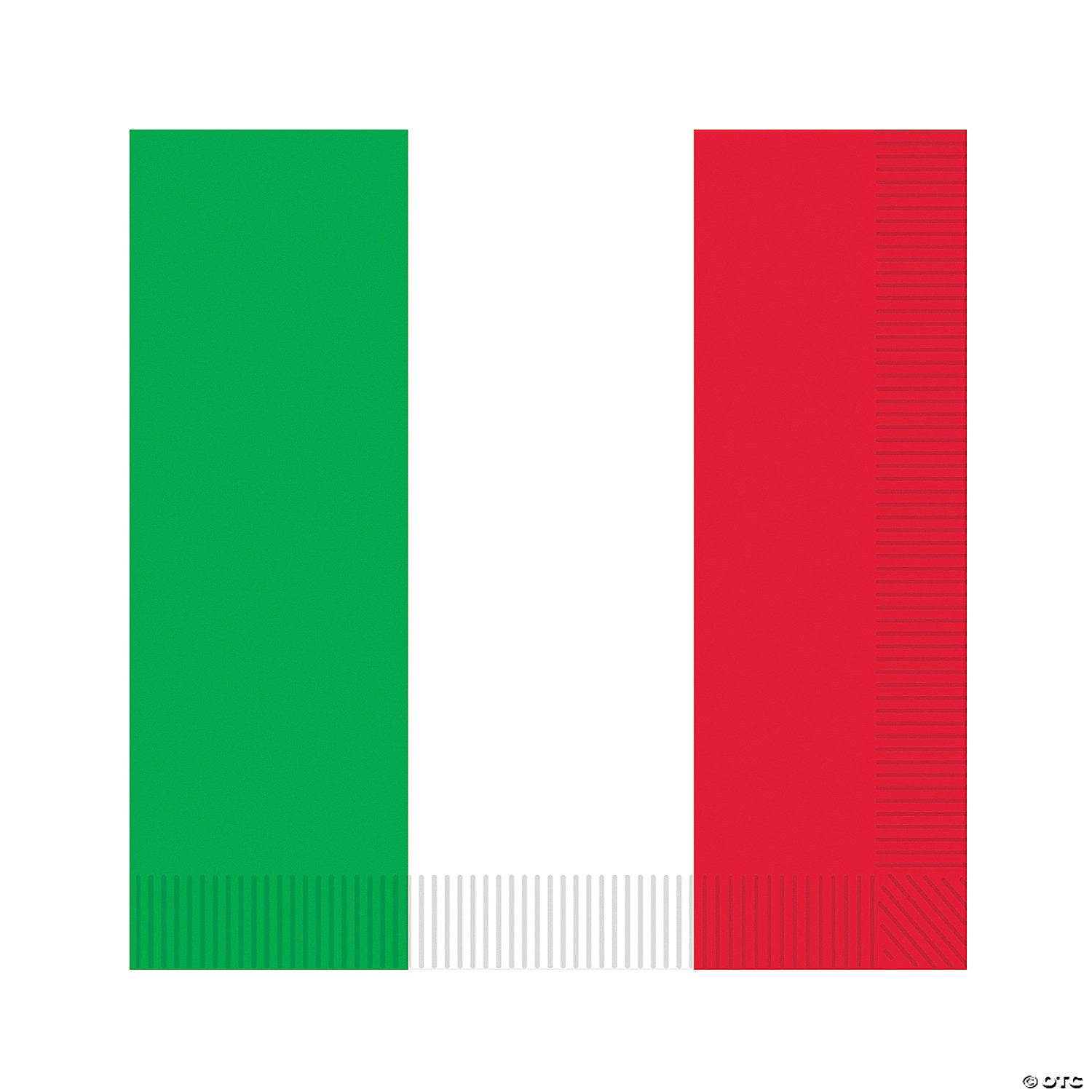 red white and green napkins~bg58111