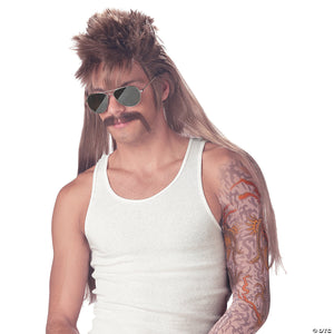 adults blonde mississippi mudflap mullet wig~cc70563bd