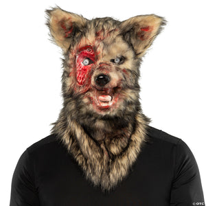 adults bloody wolf full head covering halloween mask & 8211 one size~mcbam001-a01