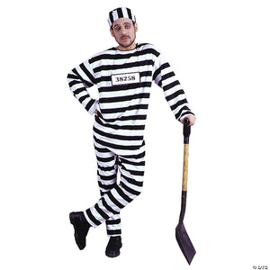 convict adult costume xlarge~ac31xl