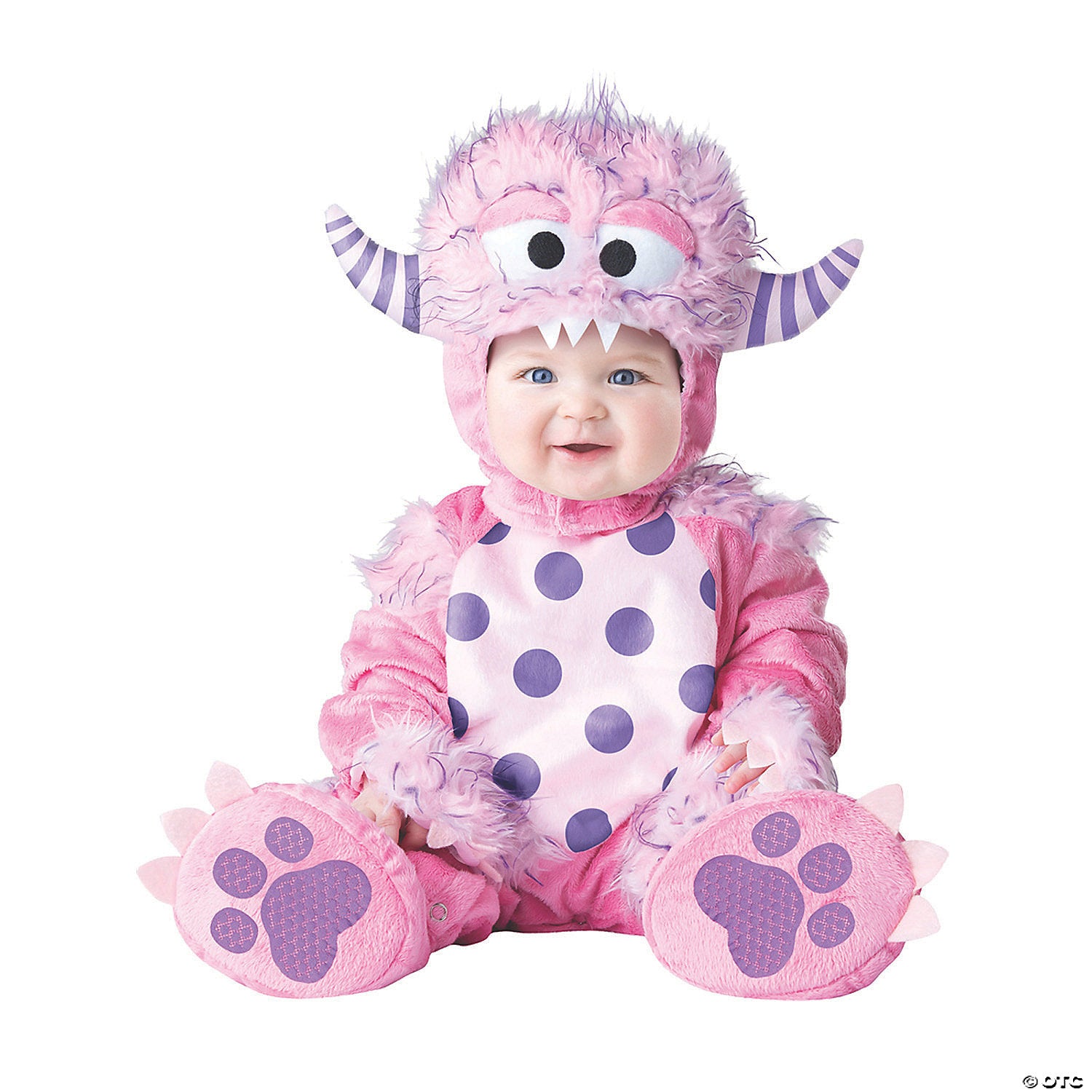 toddler girl s lil pink monster costume 2t~ic6068t