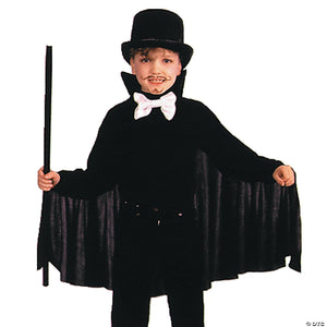 boy s black cape costume~aa20bk