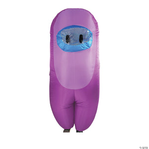 kids purple inflatable crewmate killer costume~sh21142