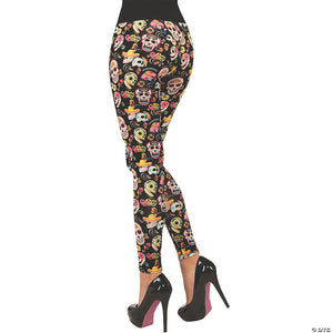 women s day of dead leggings~fm74827