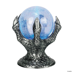 2 light up mystic crystal ball on hand halloween tabletop decoration~sew81870
