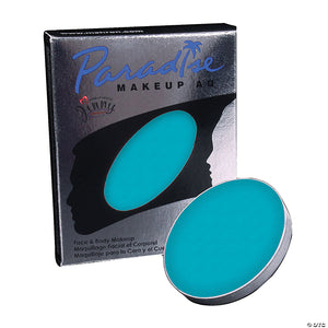 mehron paradise pro aq& 8482 makeup single refill teal~dd529