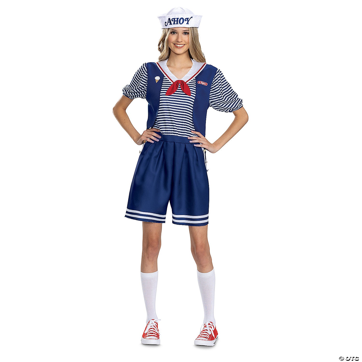women s deluxe stranger things& 8482 robin scoops ahoy costume medium 8 10~dg123699b