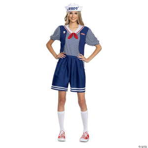 women s deluxe stranger things& 8482 robin scoops ahoy costume medium 8 10~dg123699b