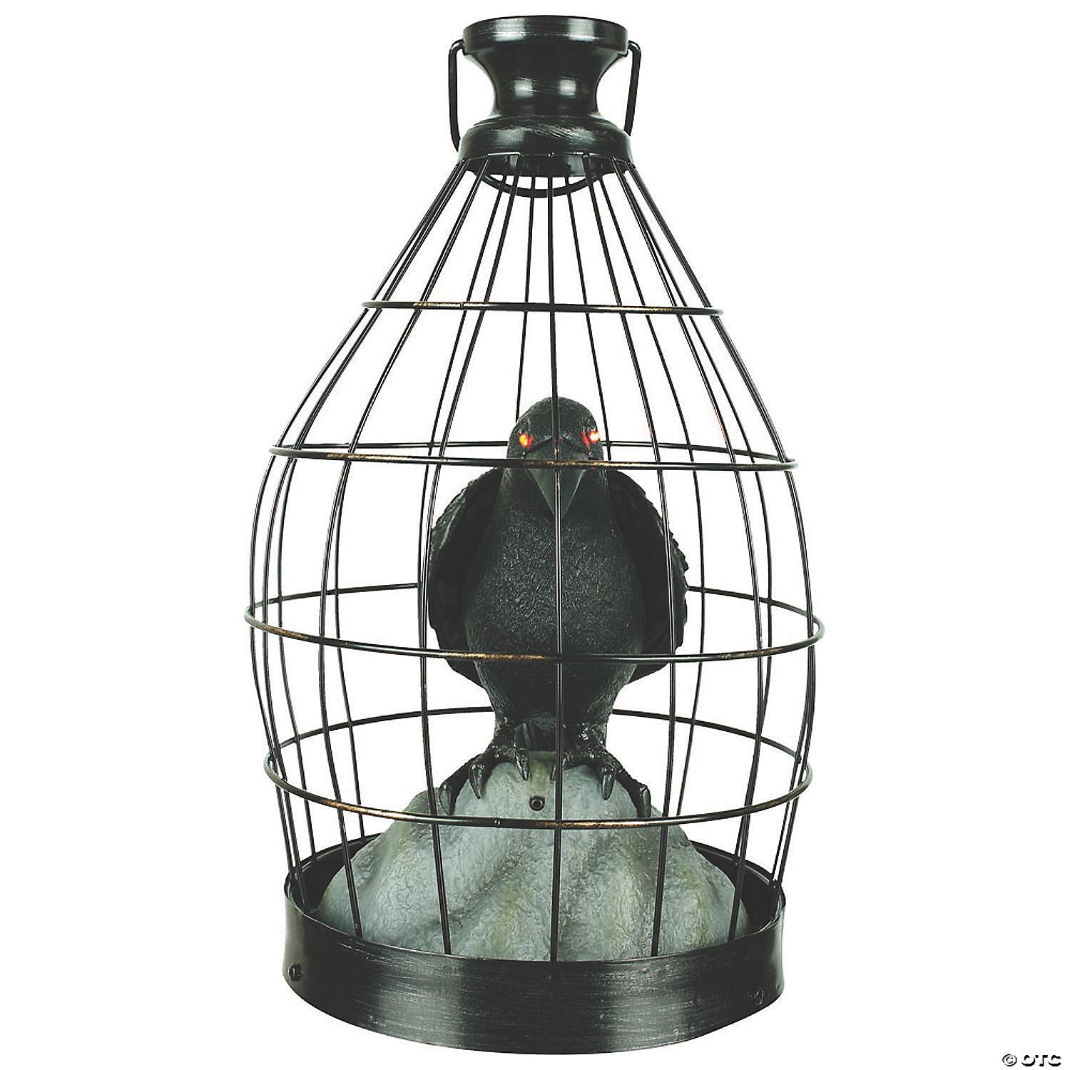 15 animated crow in cage~ss50448g