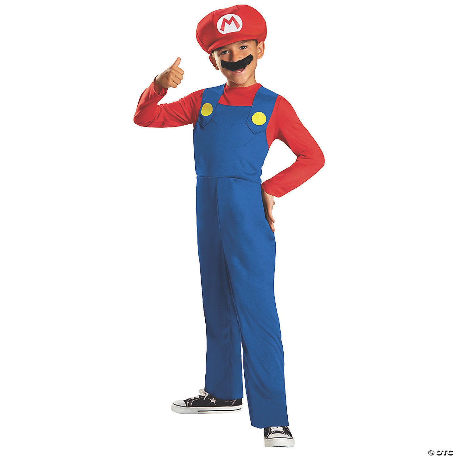 boy s classic super mario bros & 8482 mario costume small 4 6~dg73689l