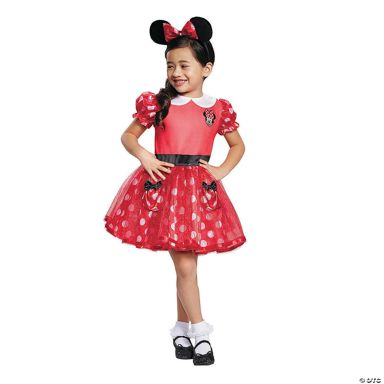 baby girl& 8217 s red minnie mouse& 8482 costume dress 6 12 mo ~dg11981v