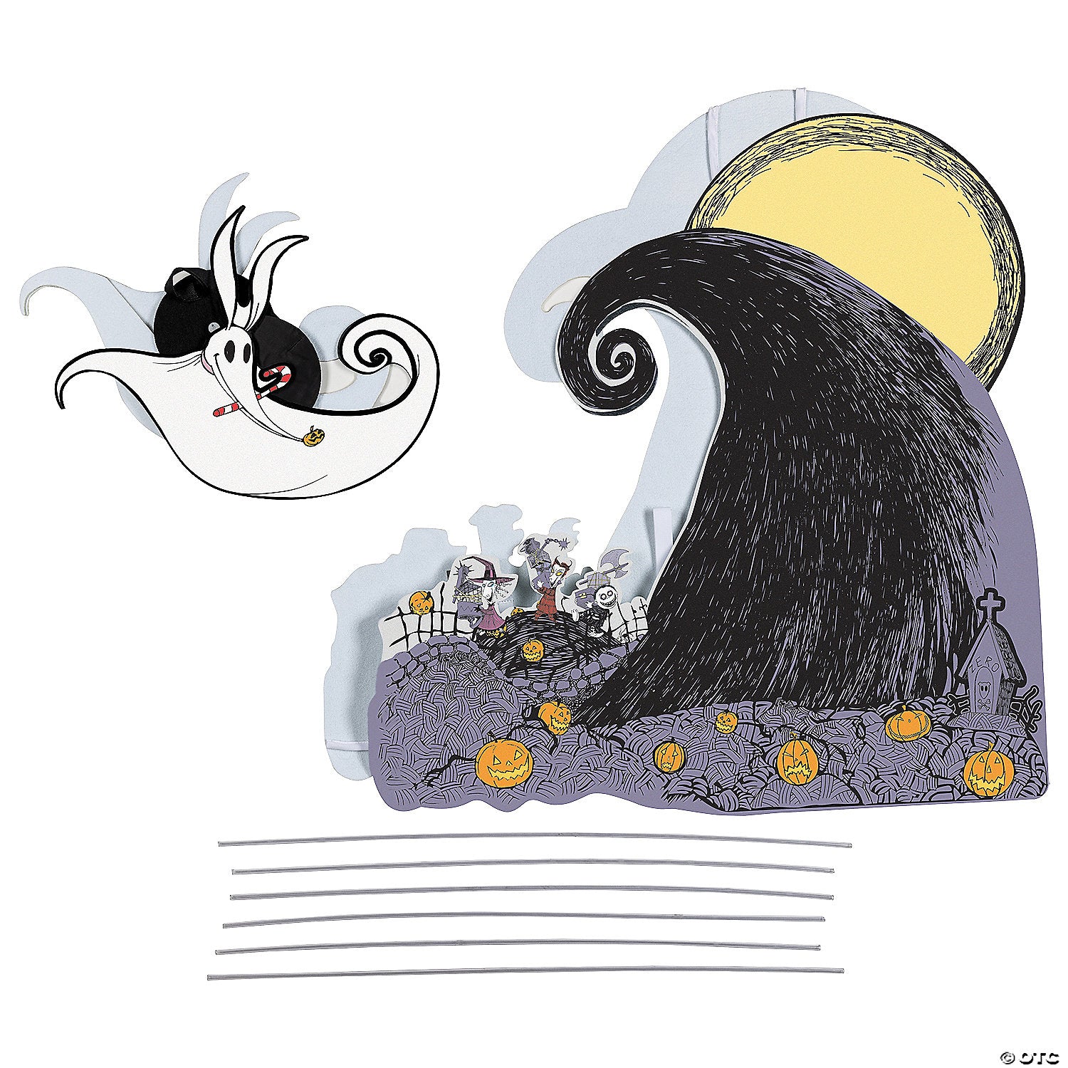 adults nightmare before christmas wheelchair cover costume~dg145689-a01