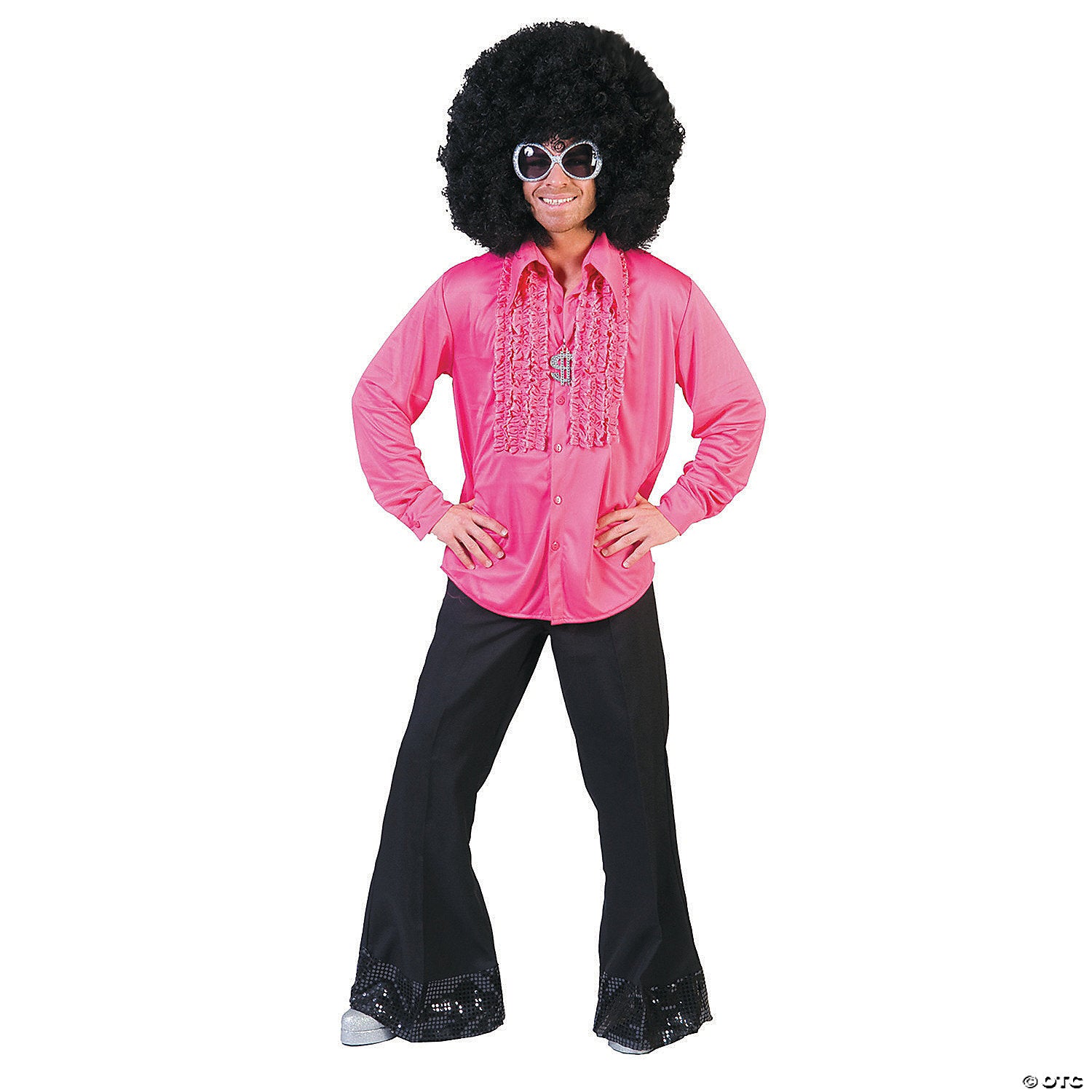 adults pink saturday night large shirt~ff608312lg