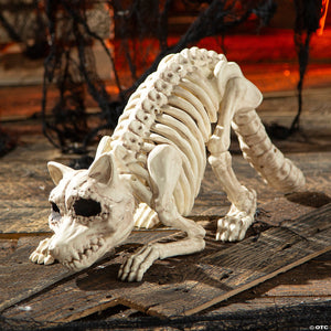 4 raccoon skeleton plastic outdoor halloween decoration~sew80888-a01