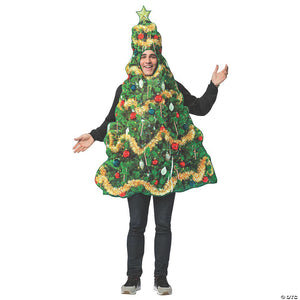 adult s get real christmas tree costume~gc753
