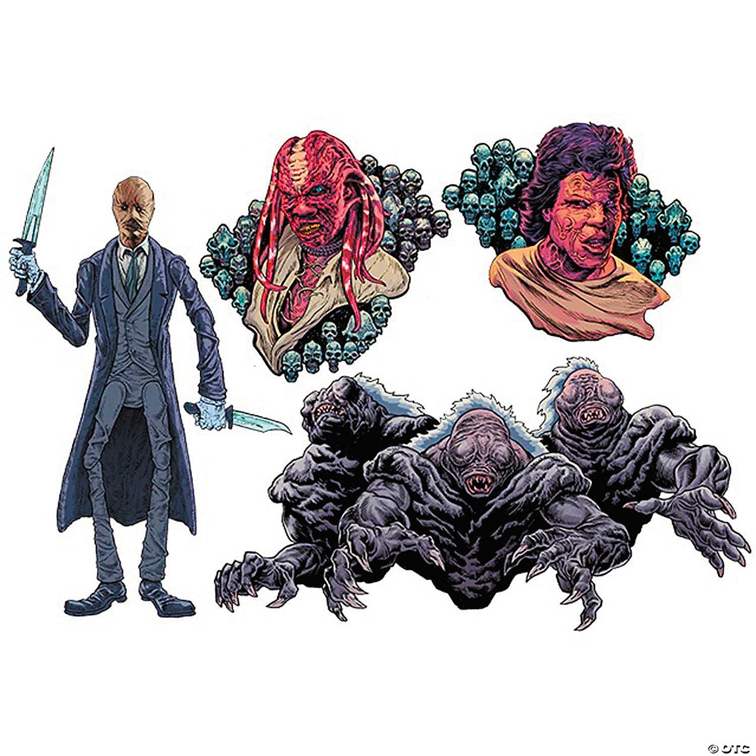 4 pc clive barker& 8217 s nightbreed collection 1 wall decorations~madnsc100