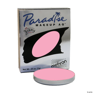 mehron paradise pro aq& 8482 makeup single refill light pink~dd524