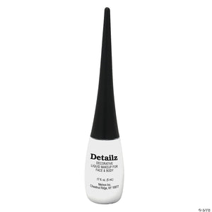 mehron detailz& 8482 fine tip liquid makeup white~dd510