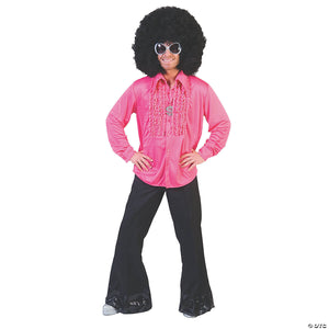 adult s pink saturday night medium shirt~ff608312md