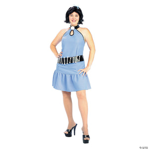 women s the flinstones& 8482 plus size betty rubble costume~ru17446