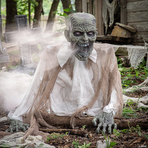 2 animated gaseous zombie groundbreaker decoration~mr124197-a01