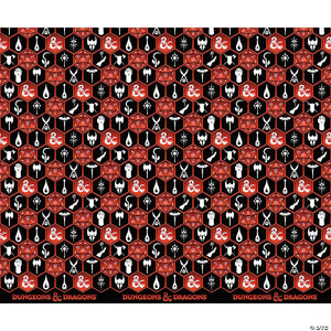 96 x 30 wrapped in terror dungeons & dragons& 8482 critical role wrapping paper~masfha100