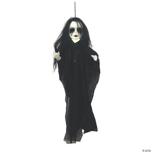 4 light up hanging undead girl halloween decoration~atc00074