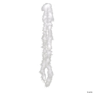 6 white marabou boa~bb33wt