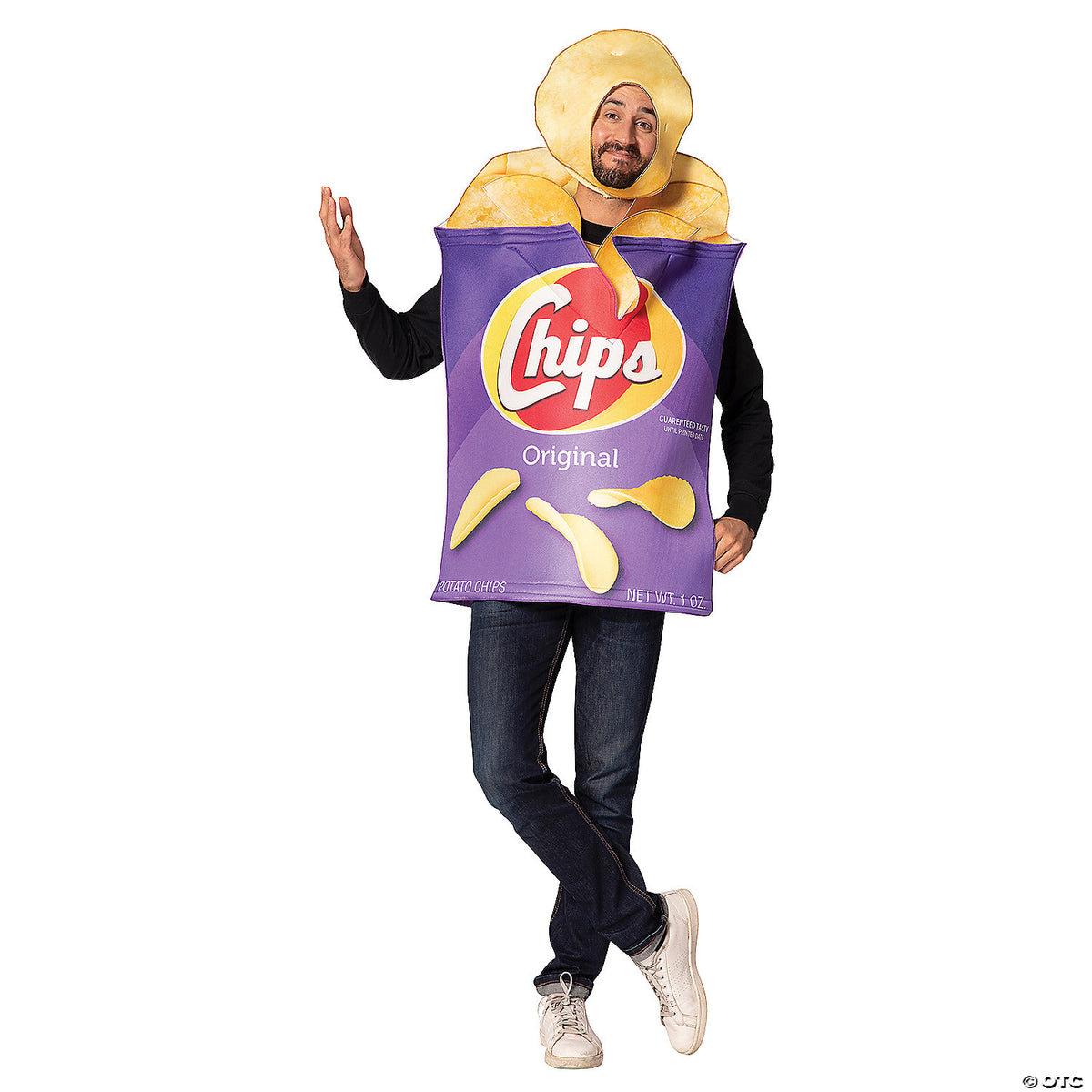adults potato chips bag costume~gc1163