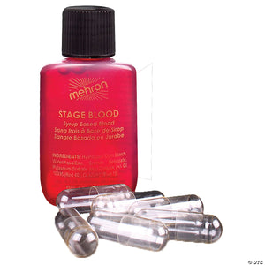 mehron capsules for blood 12 ct ~dd447