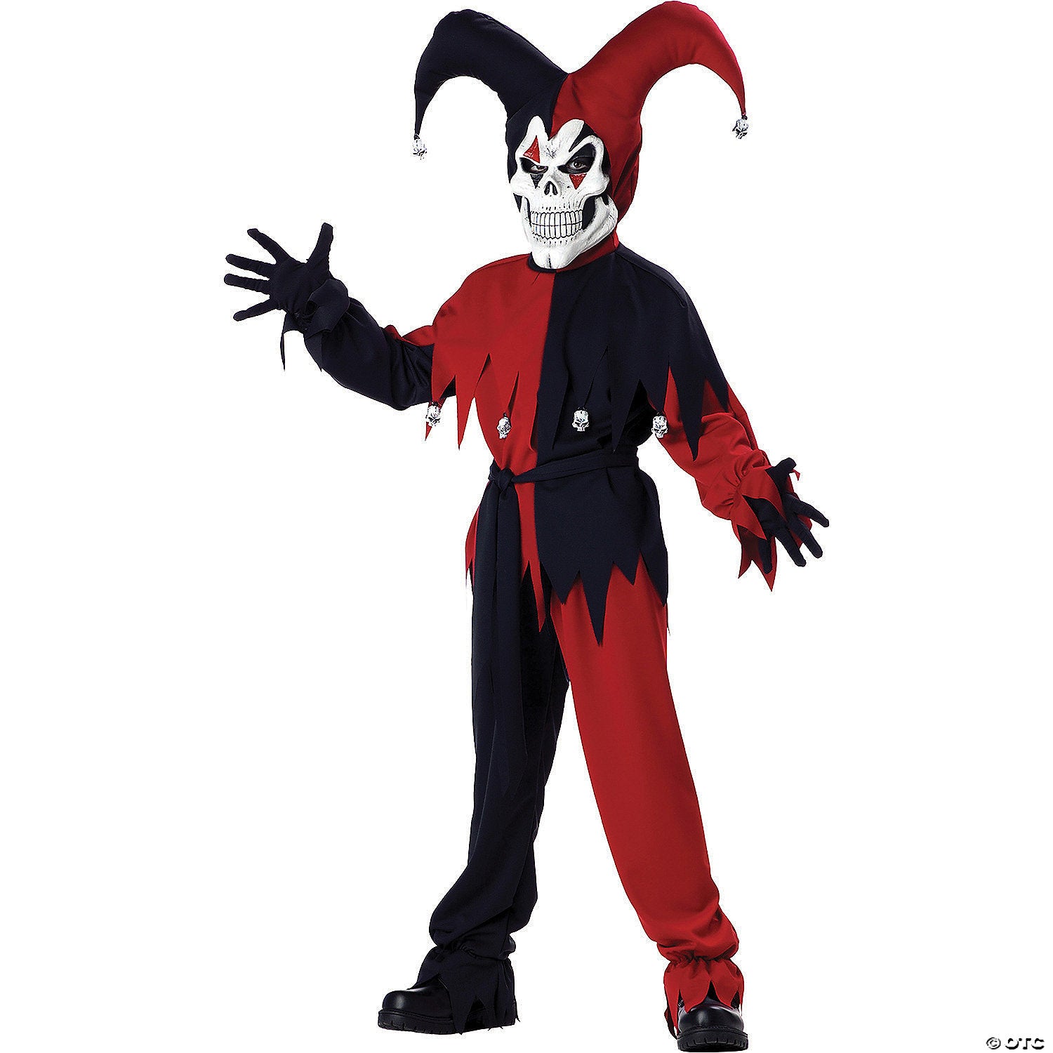 boy s evil jester costume medium~cc00221md