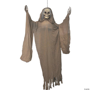 5 hanging ghoul with light up eyes halloween decoration~va962