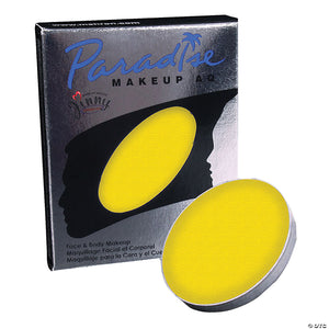 mehron paradise pro aq& 8482 makeup single refill yellow~dd532