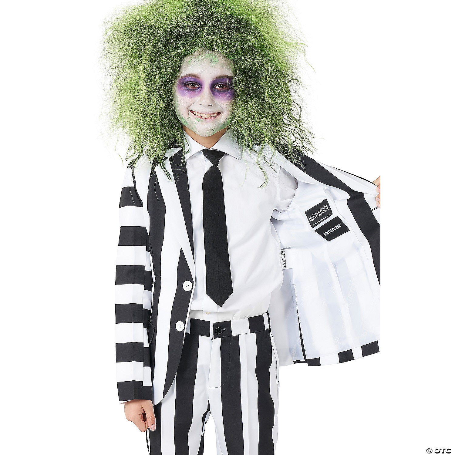 boy s beetlejuice& 8482 suit costume large 12 14~obbo1019lg-a04