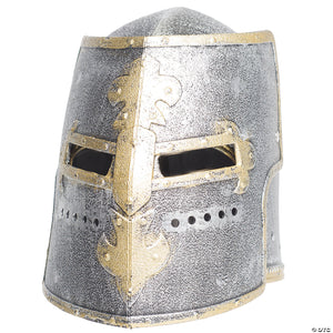 adults silver knight full helmet~ur28759