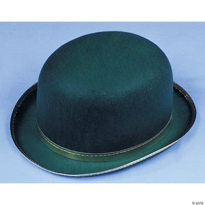adults green felt derby hat large~gc09grlg