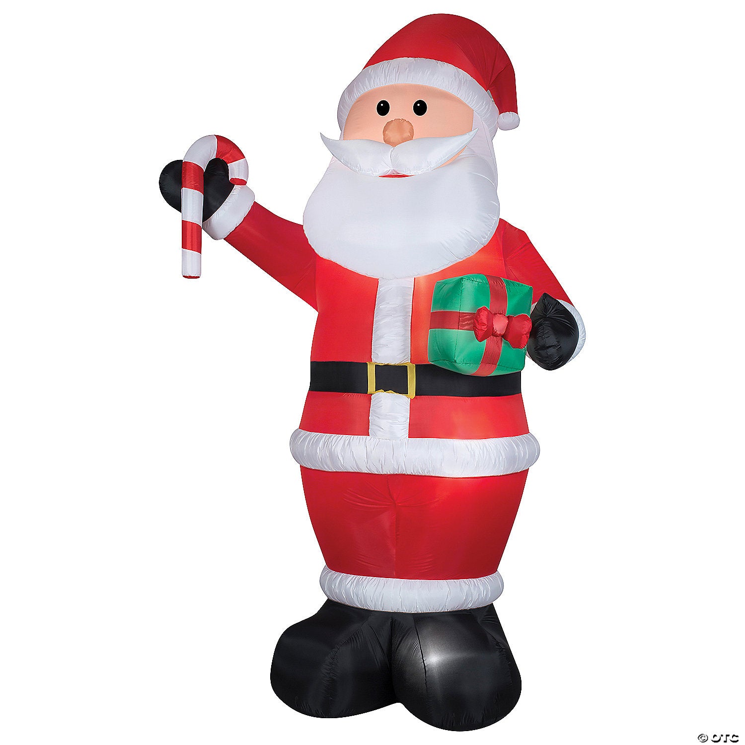 airblown& 174 giant santa with gift and candy cane 82 inflatable christmas outdoor yard decor~ss882526g