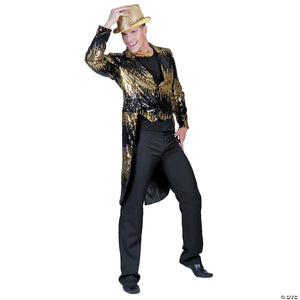 men s gold glitter tailcoat costume large~ff782853