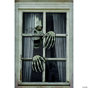 window skull and hand fake~ss62126