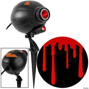 sup halloween cascading red blood drip projection light halloween outdoor yard decoration~ss551673g-a02