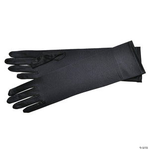 women s elbow length satin gloves~ua8bbk