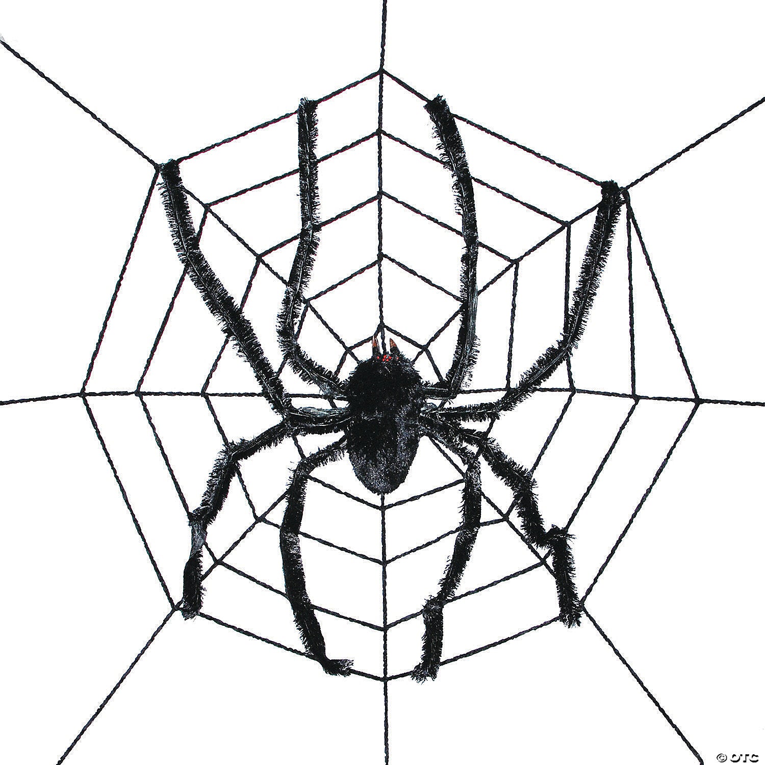 96 spider web with spider halloween decoration~ss82857