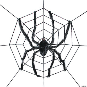 96 spider web with spider halloween decoration~ss82857