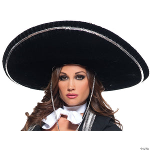 adults black mariachi hat~ur29259
