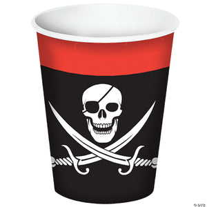 pirate beverage cups 9oz~bg58204