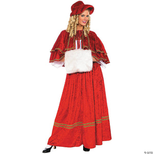 women s christmas caroler costume medium~fm70160